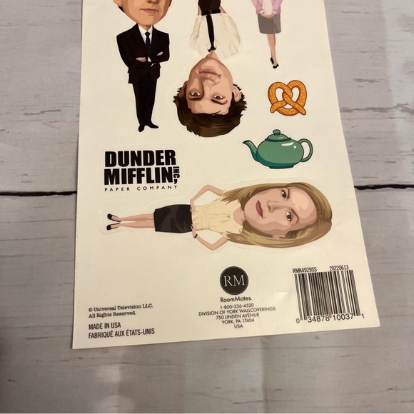 Dunder Mifflin Peel and Stick Wall Decals from The Office - Picture 6 of 6